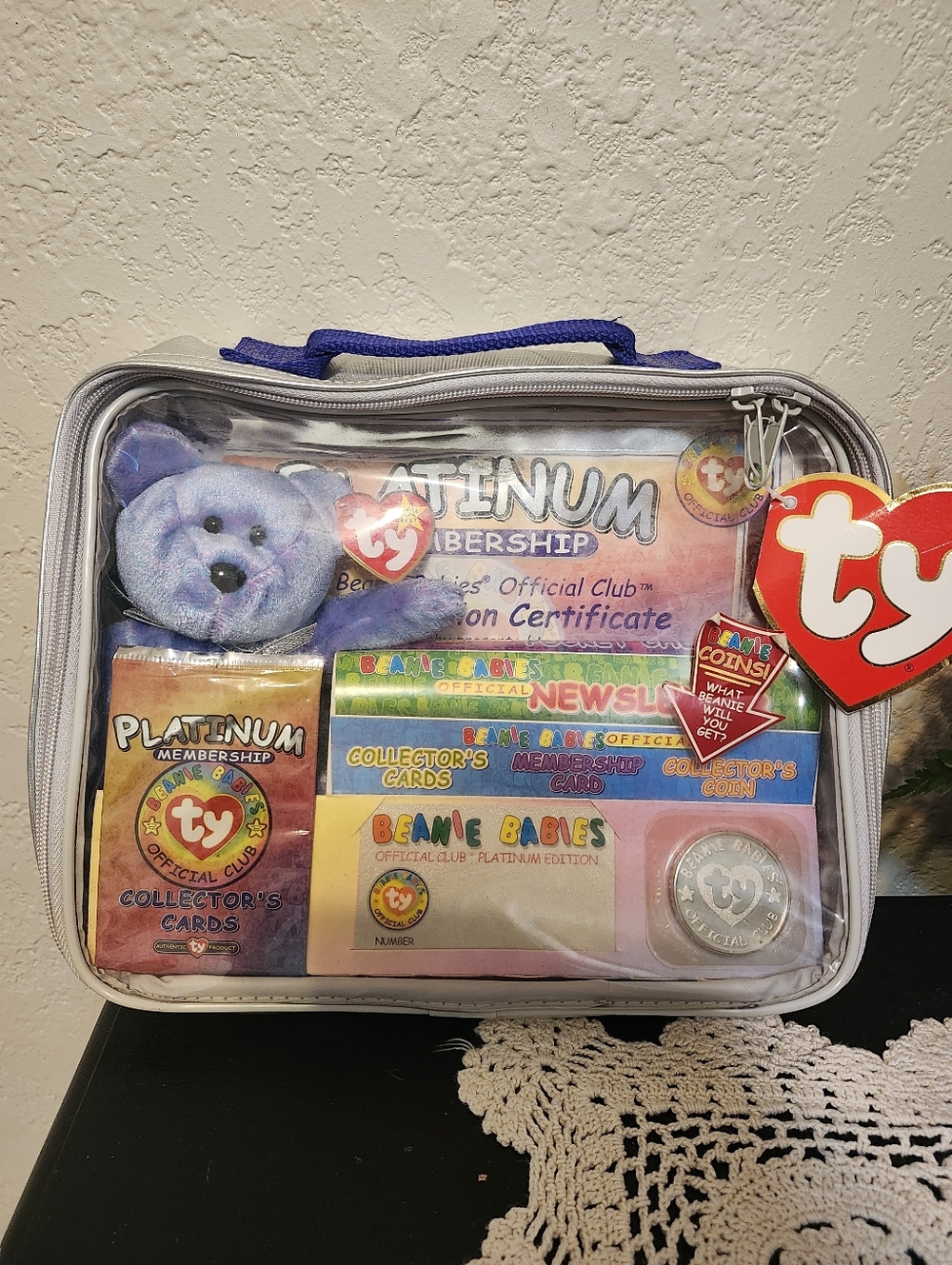 1999 Ty Platinum Membership Beanie Babies Collector Set - Never Opened, Sealed